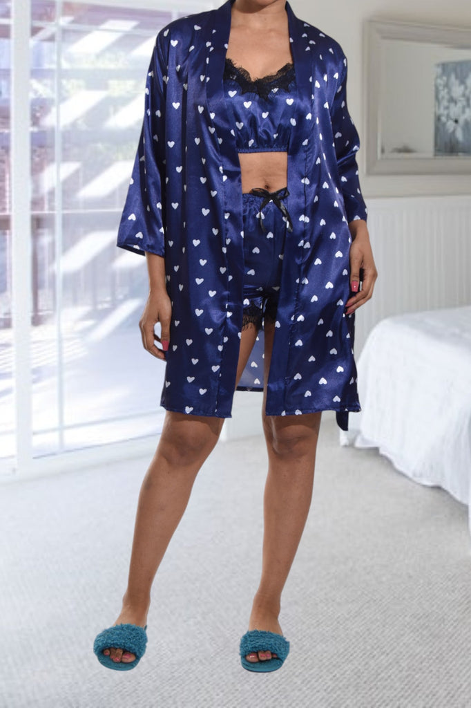 Heart Print Three Piece Set - StylePhase SA