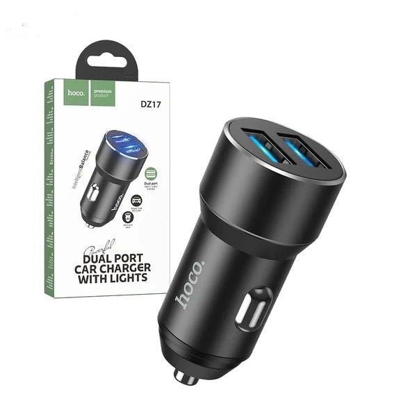 Hoco DZ17 Dual Port Fast Car Charger - StylePhase SA