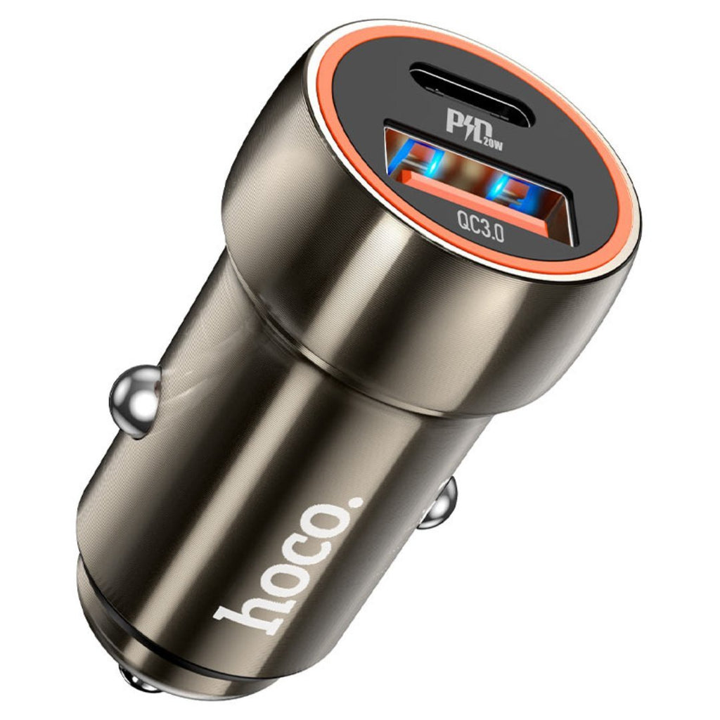 Hoco Z46A Dual Port Car Charger - StylePhase SA