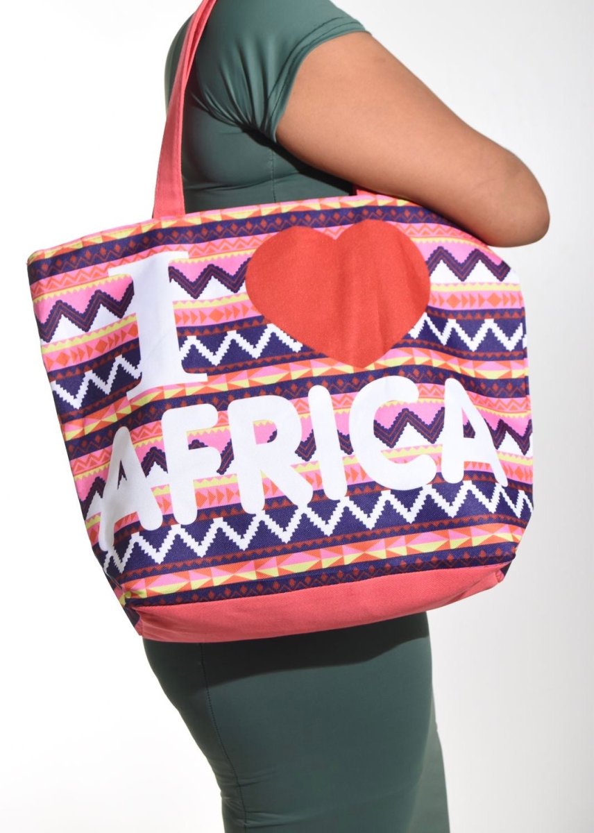 I Love Africa Beach Bag - Style Phase Home