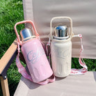 Insulated Thermo Vacuum Flask With Handle & Strap - 1200ml - Style Phase Home