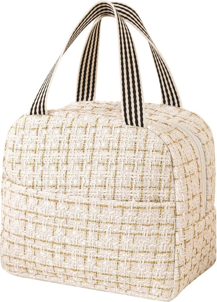 Insulated Tweed Lunch Bag - Home Phase