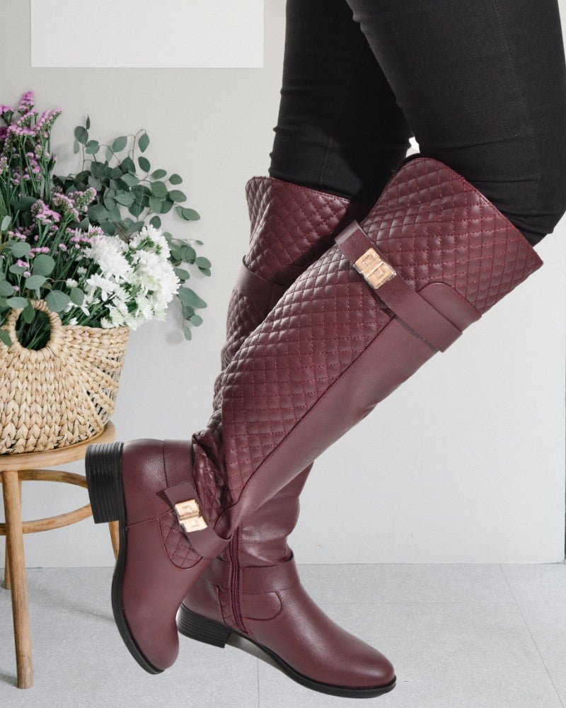 Keswick Burgundy Boots - StylePhase SA