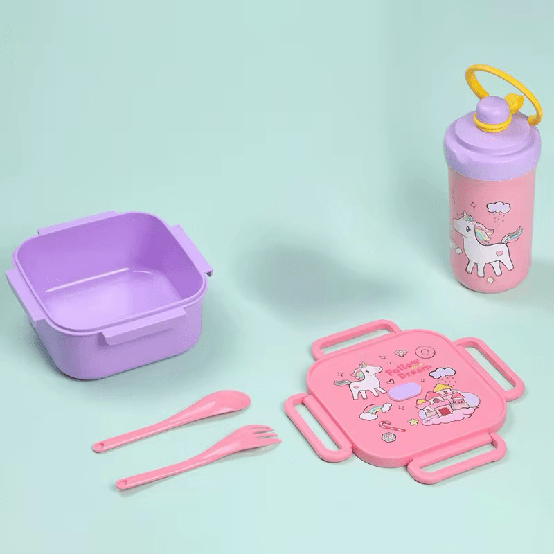 Kids Cute Lunchbox & Bottle Set - Style Phase Home