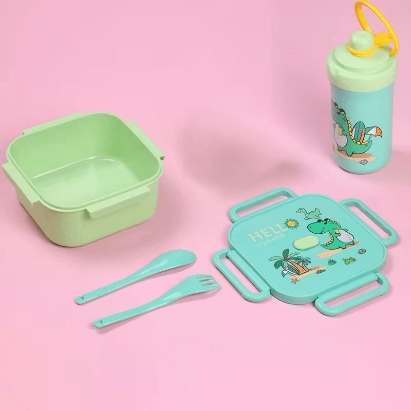 Kids Cute Lunchbox & Bottle Set - Style Phase Home