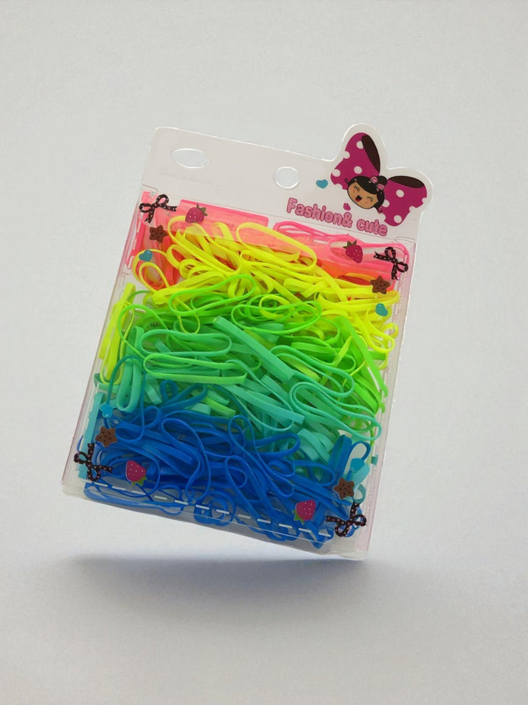 Kids Elastic Hair Bands Set - Multi Color - StylePhase SA