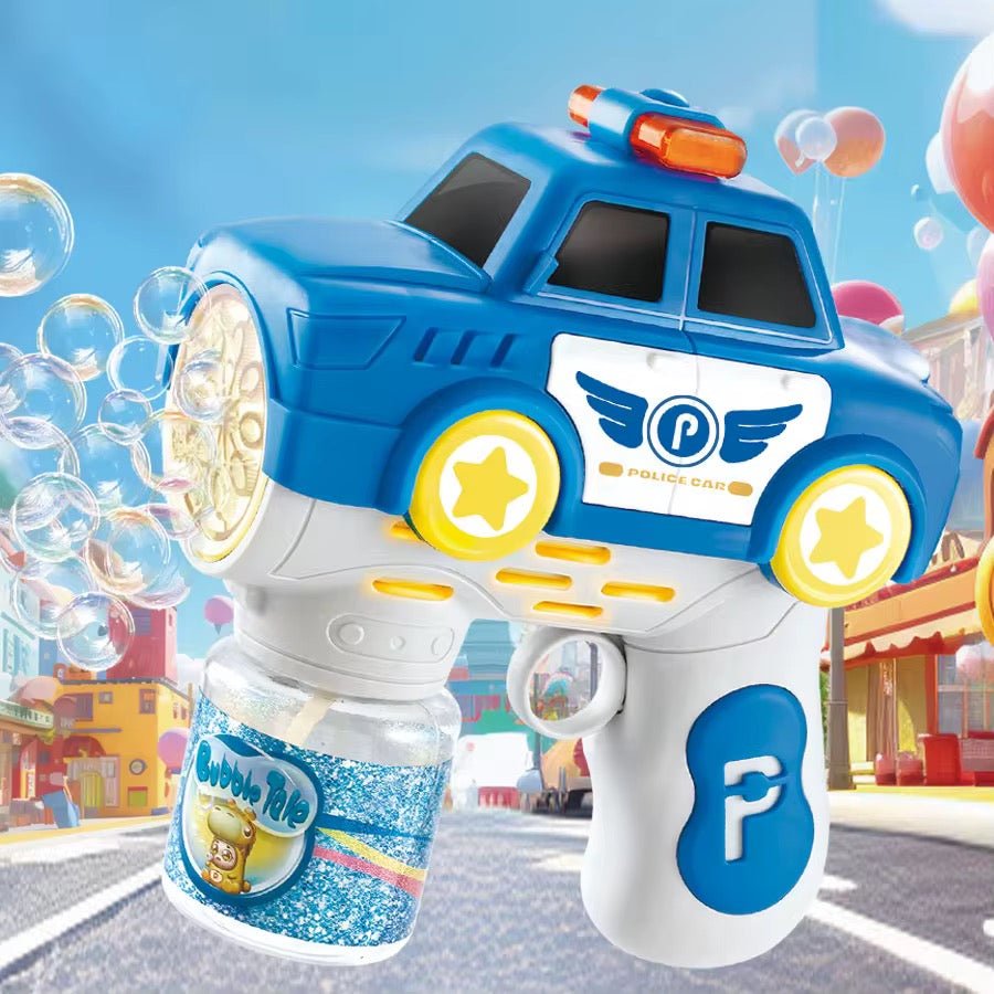 Kids Electric Bubble Gun Toy - Police/Firetruck - Home Phase
