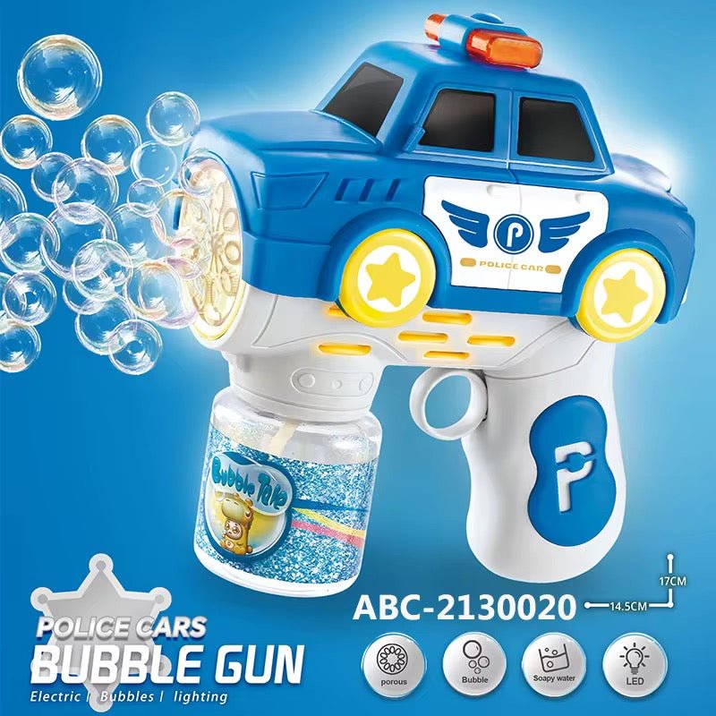 Kids Electric Bubble Gun Toy - Police/Firetruck - Home Phase