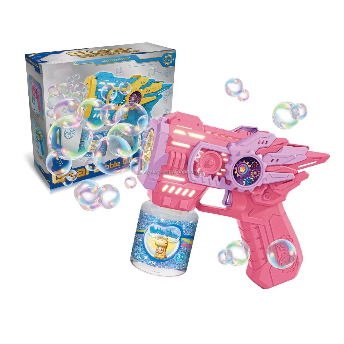 Kids Electric Gear Bubble Gun Toy - Home Phase