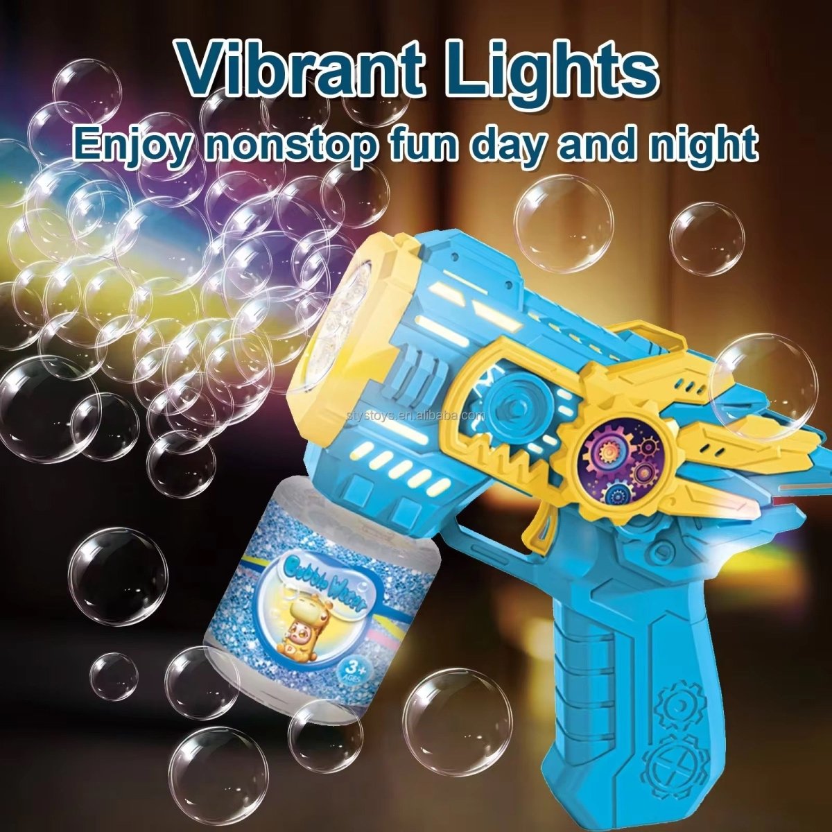 Kids Electric Gear Bubble Gun Toy - Home Phase