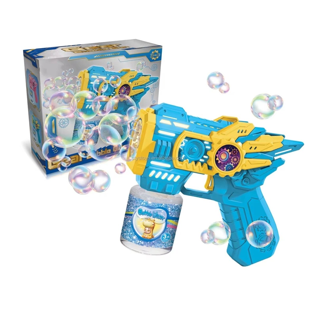 Kids Electric Gear Bubble Gun Toy - Home Phase