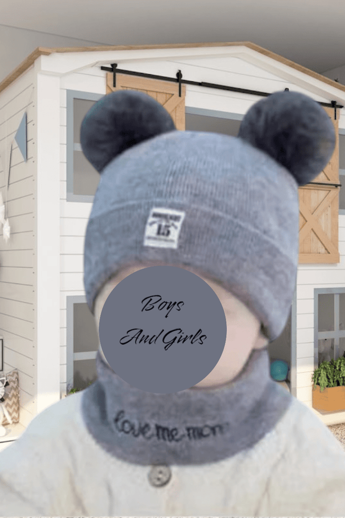Kids Grey Pom Pom Hat - StylePhase SA