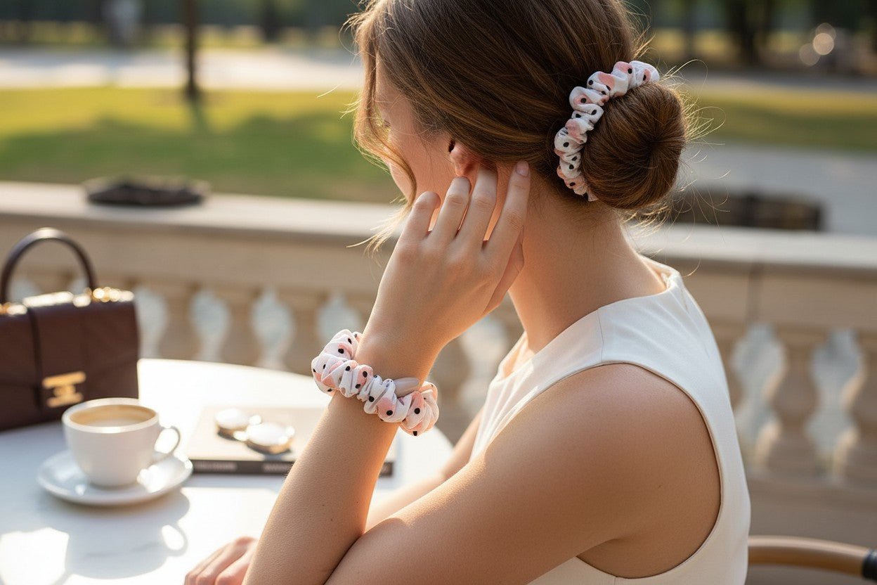 Kids Hair Bands Set - 2 Piece Polka Dot - StylePhase SA