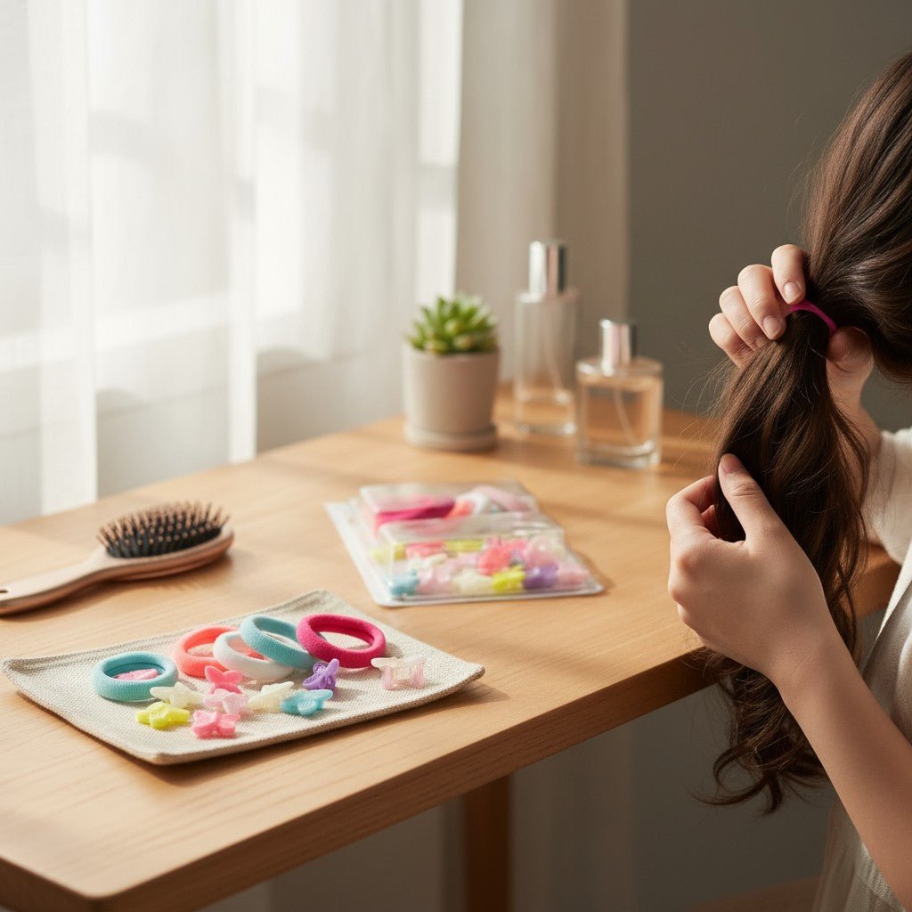 Kids Hair Ties With Clip On Butterflies - StylePhase SA