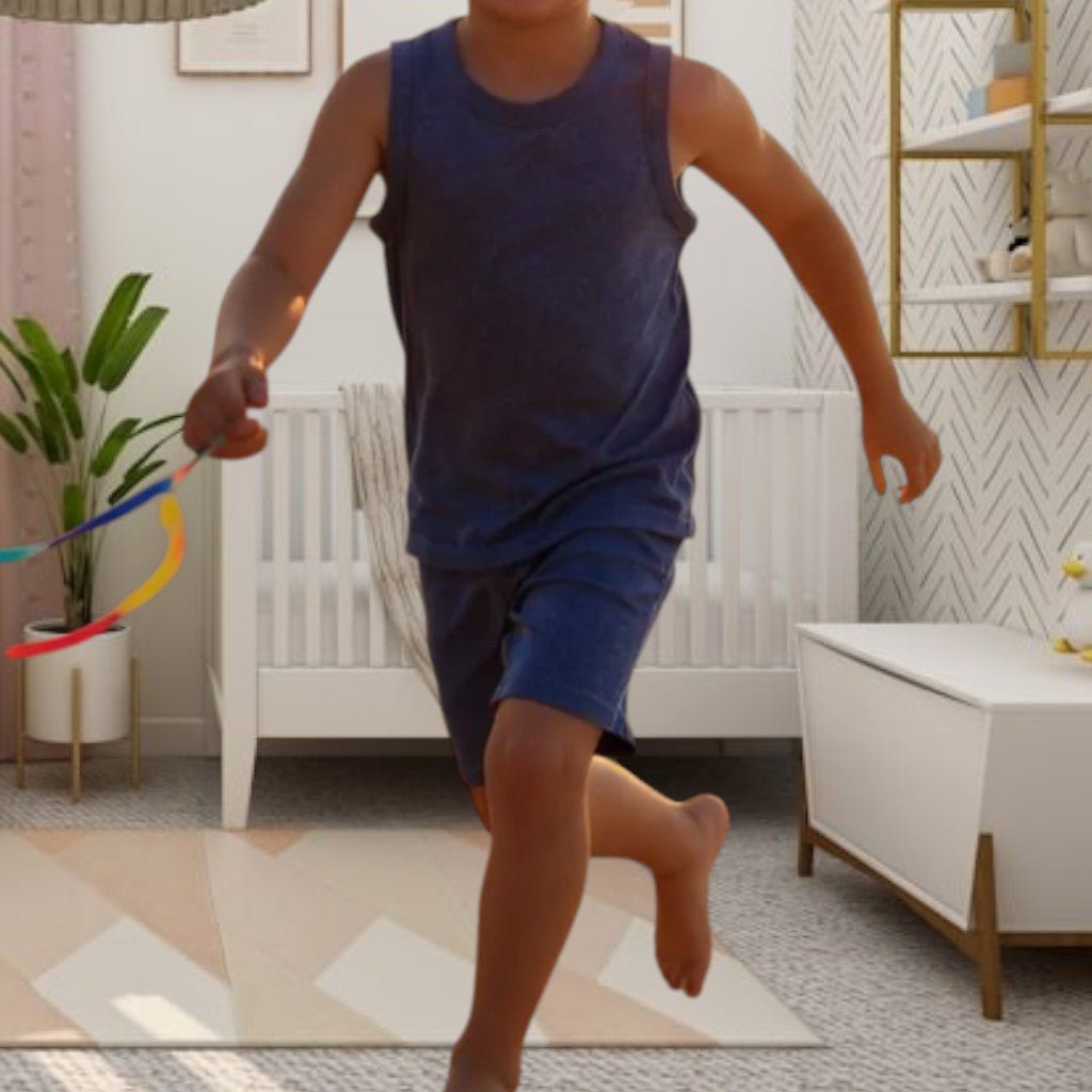 Kids Navy Knit Two Piece Set - StylePhase SA