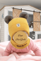 Kids Yellow Pom Pom Hat - StylePhase SA