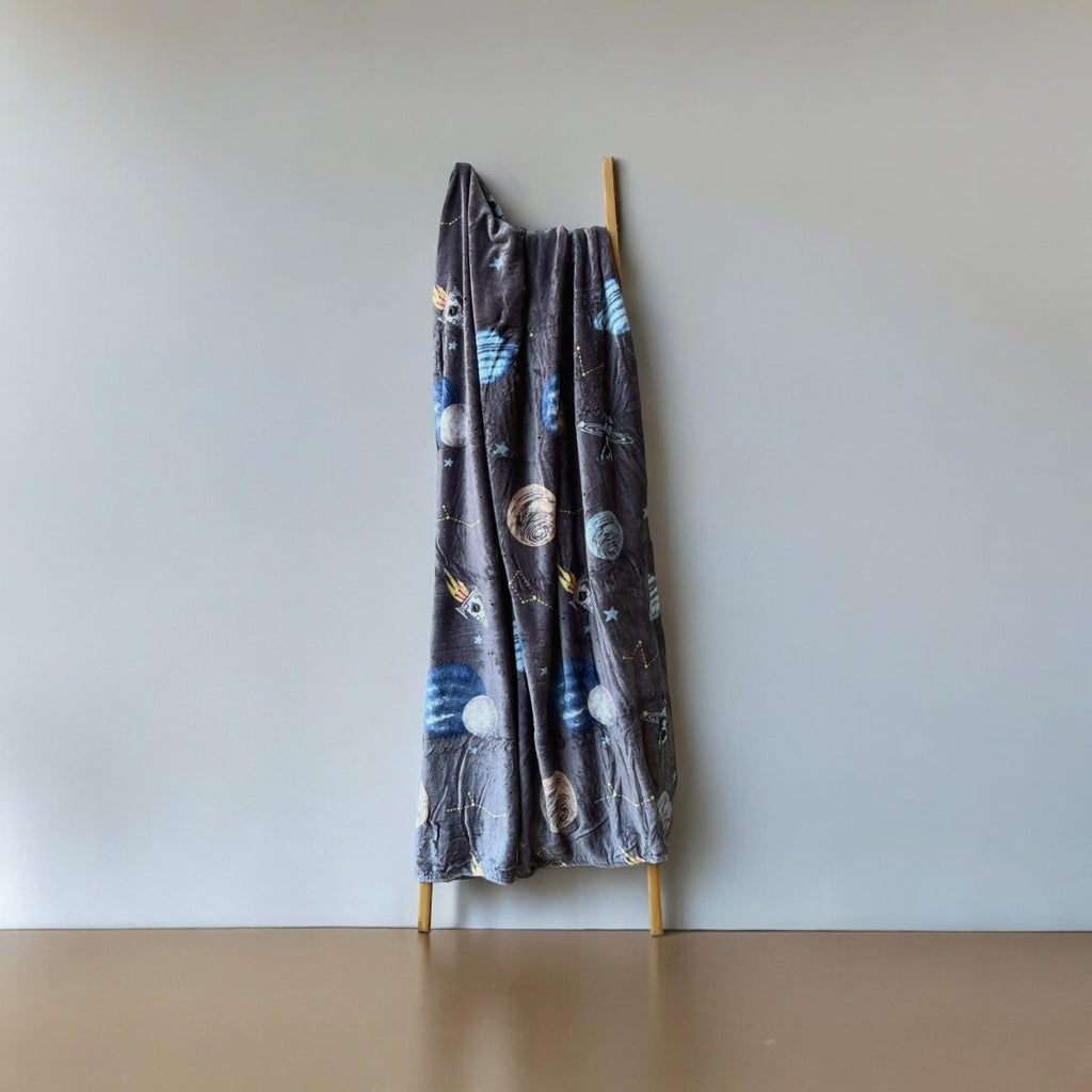 Kidz Super Plush Printed Flannel Fleece Throw - 125 x 150 cm - Style Phase Home