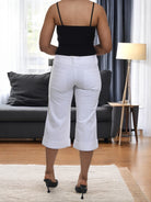 Ladies 3/4 Jeans - White - StylePhase SA