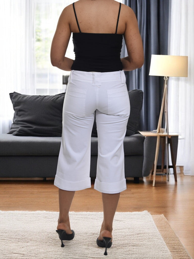 Ladies 3/4 Jeans - White - StylePhase SA