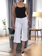 Ladies 3/4 Jeans - White - StylePhase SA