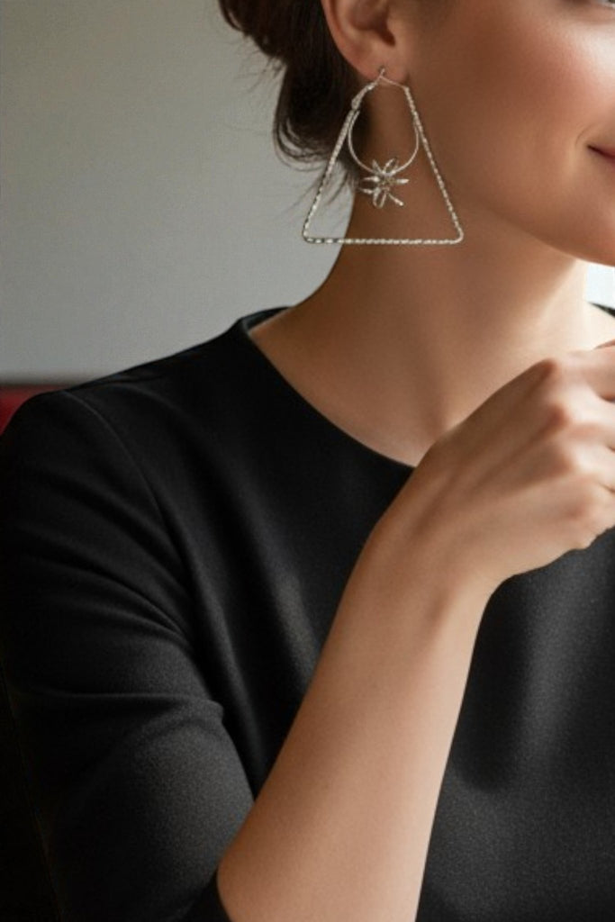 Ladies 3D Flower Earrings - StylePhase SA