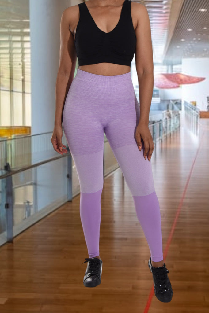 Ladies Active Wear Toned Lilac Tights - StylePhase SA