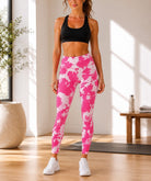 Ladies Activewear Tights-Pink Shaded - StylePhase SA