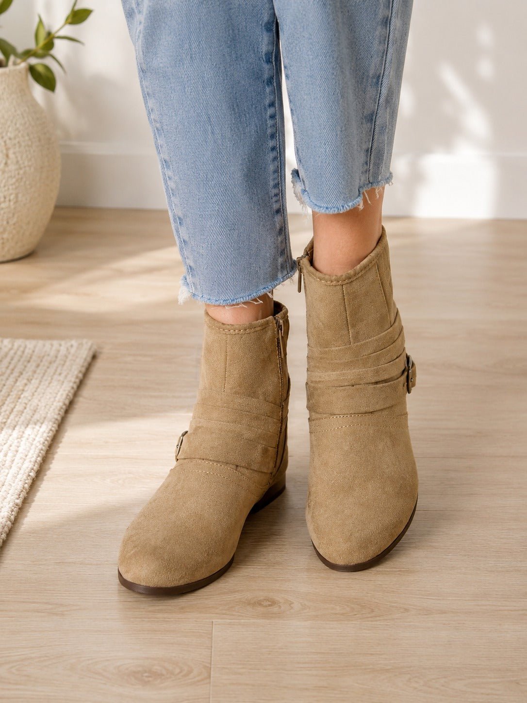 Ladies Almond Laid Back Boots - StylePhase SA