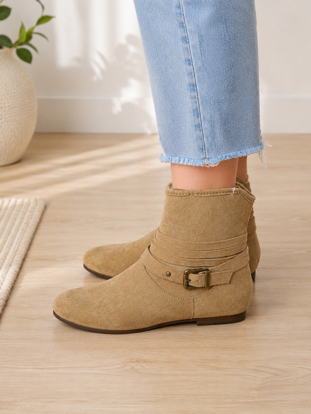Ladies Almond Laid Back Boots - StylePhase SA