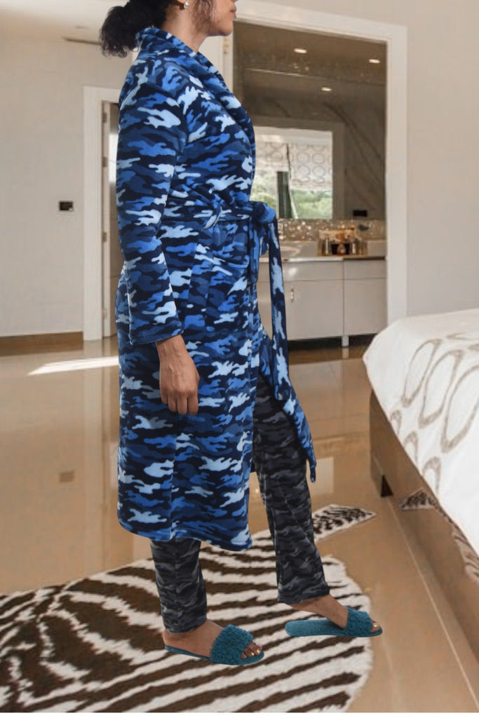 Ladies Army Blue Pocket Gown - StylePhase SA