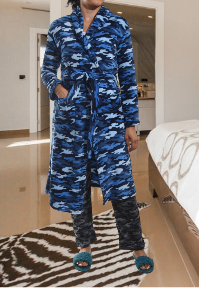 Ladies Army Blue Pocket Gown - StylePhase SA