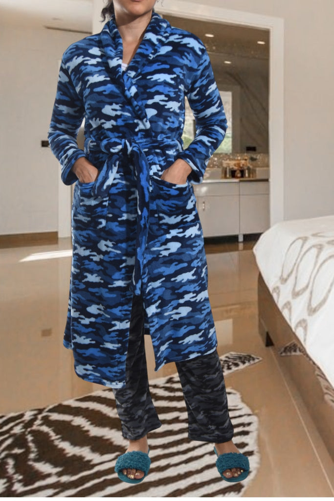 Ladies Army Blue Pocket Gown - StylePhase SA