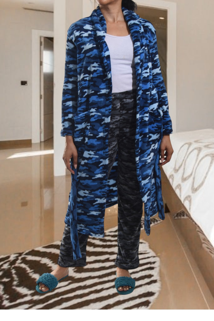 Ladies Army Blue Pocket Gown - StylePhase SA