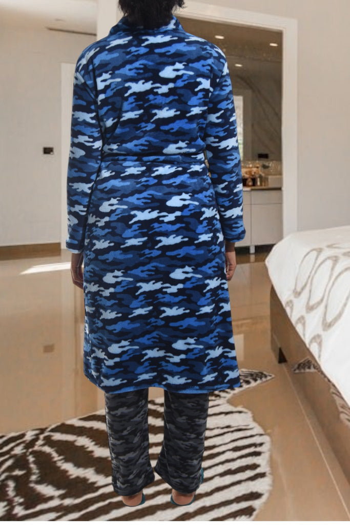 Ladies Army Blue Pocket Gown - StylePhase SA