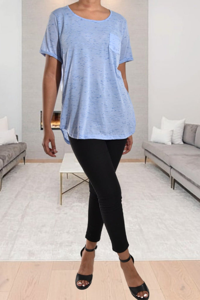 Ladies Baby Blue Tee - StylePhase SA