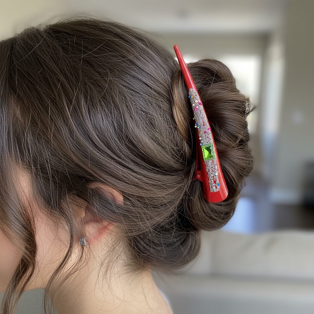 Ladies Banana Metal Hair Clips - Multi Colour - StylePhase SA