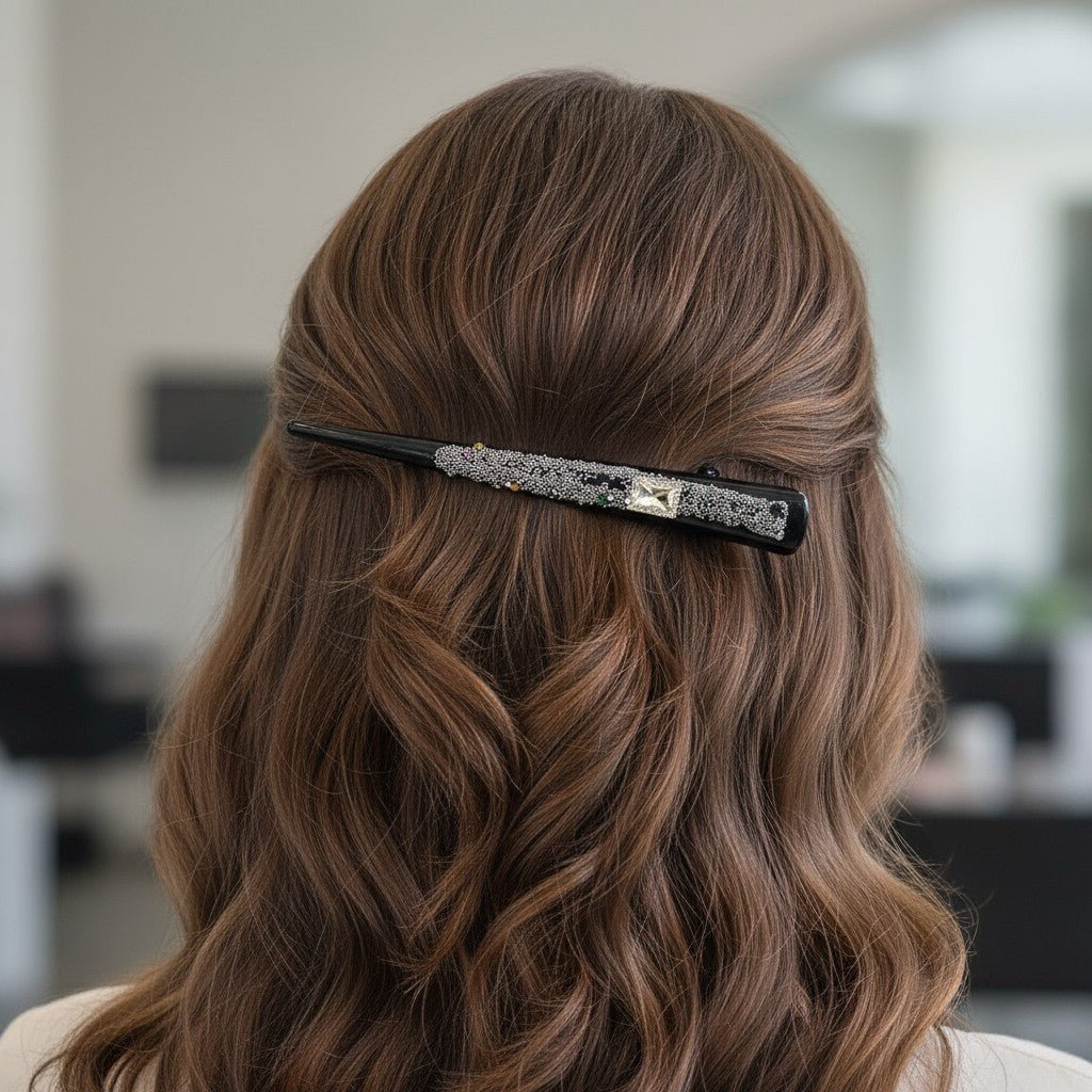 Ladies Banana Metal Hair Clips - Multi Colour - StylePhase SA