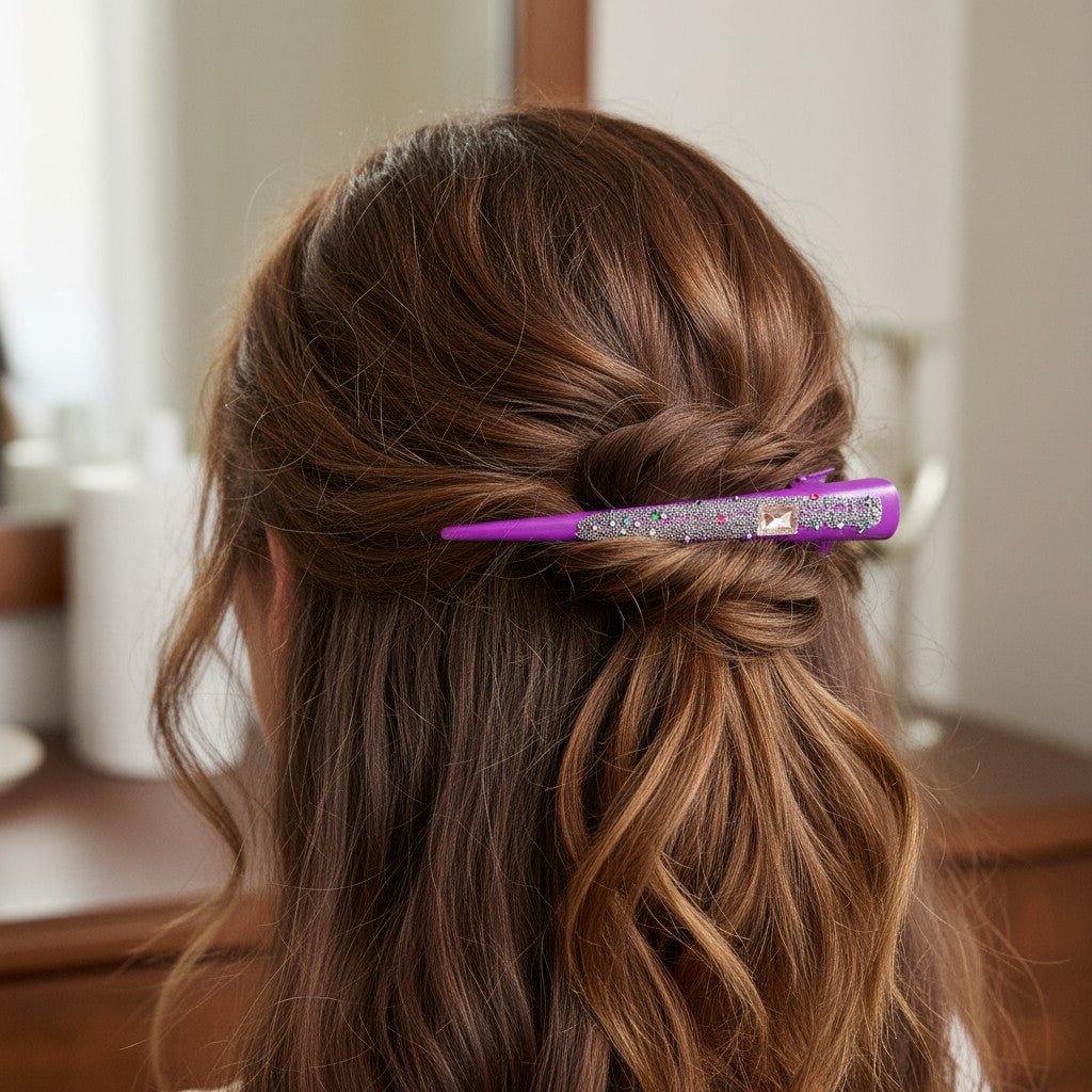 Ladies Banana Metal Hair Clips - Multi Colour - StylePhase SA