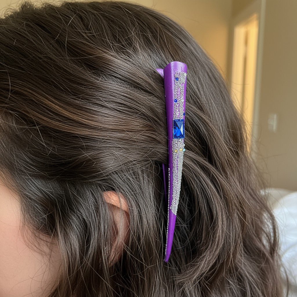 Ladies Banana Metal Hair Clips - Multi Colour - StylePhase SA