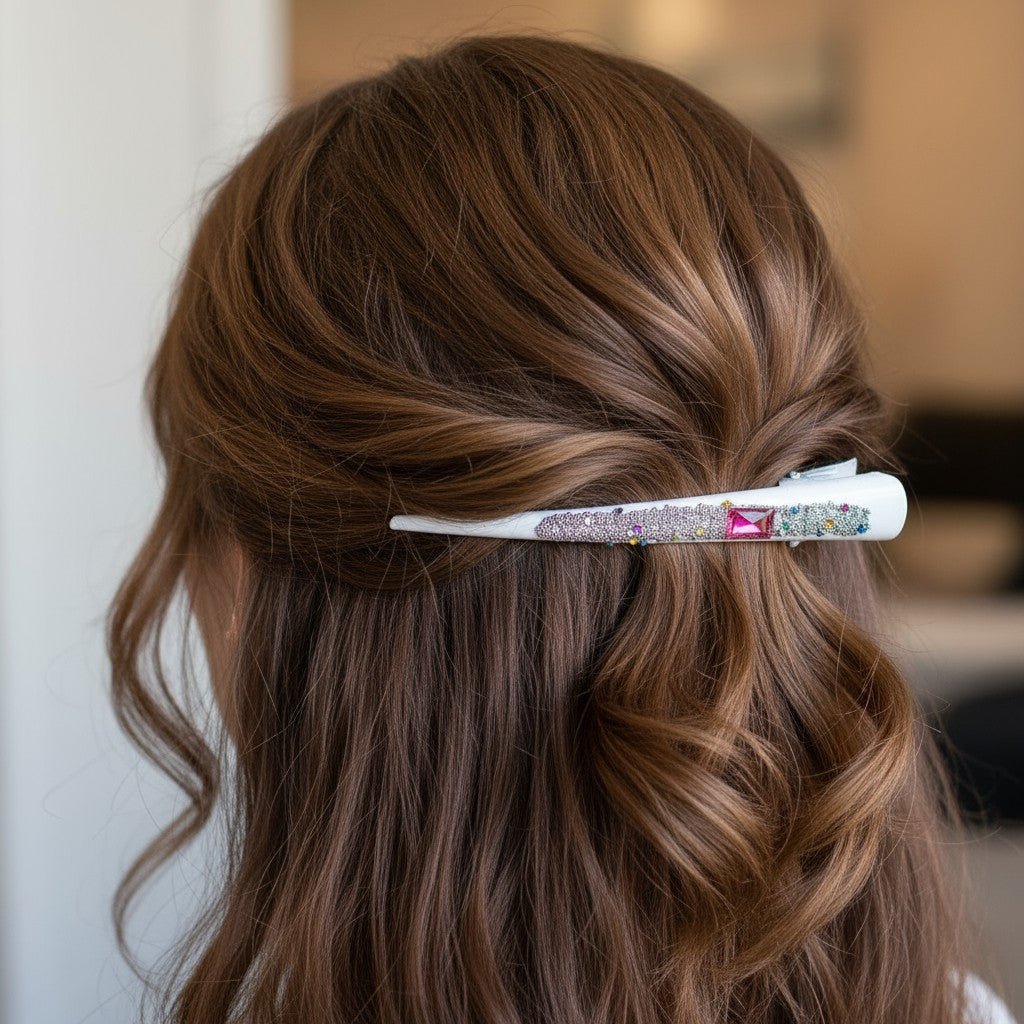 Ladies Banana Metal Hair Clips - Multi Colour - StylePhase SA