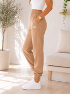 Ladies BB Beige Cuff Track Pants - StylePhase SA