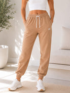 Ladies BB Beige Cuff Track Pants - StylePhase SA