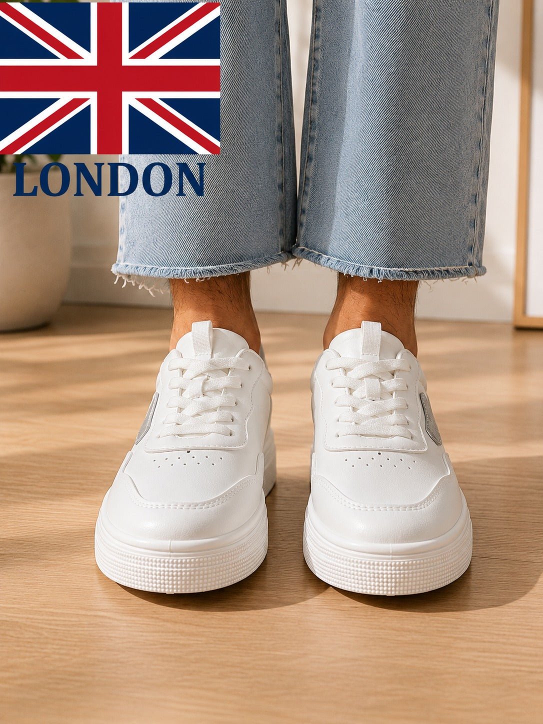 Ladies Beige And White Lace Sneaker - StylePhase SA
