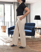 Ladies Beige Bootleg Jeans - StylePhase SA