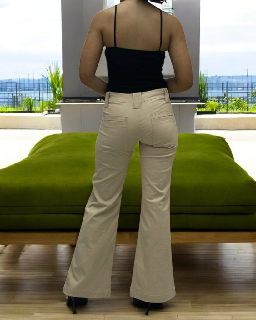 Ladies Beige Bootleg Jeans - StylePhase SA