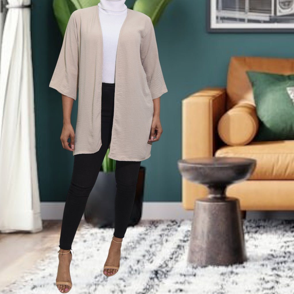 Ladies Beige Kimono - StylePhase SA