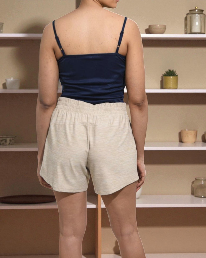 Ladies Beige Pocket Shorts - StylePhase SA