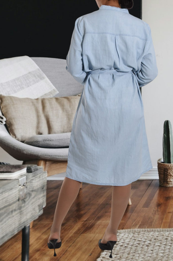 Ladies Belted Denim Dress - StylePhase SA