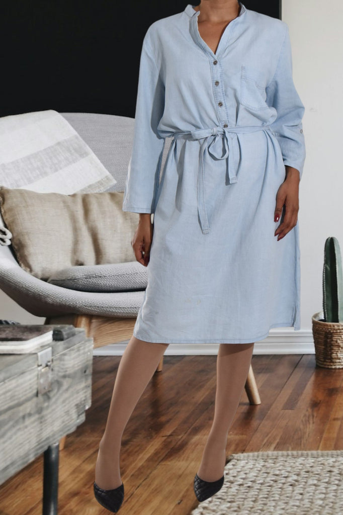 Ladies Belted Denim Dress - StylePhase SA