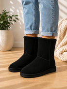 Ladies Black Bow Boots - StylePhase SA